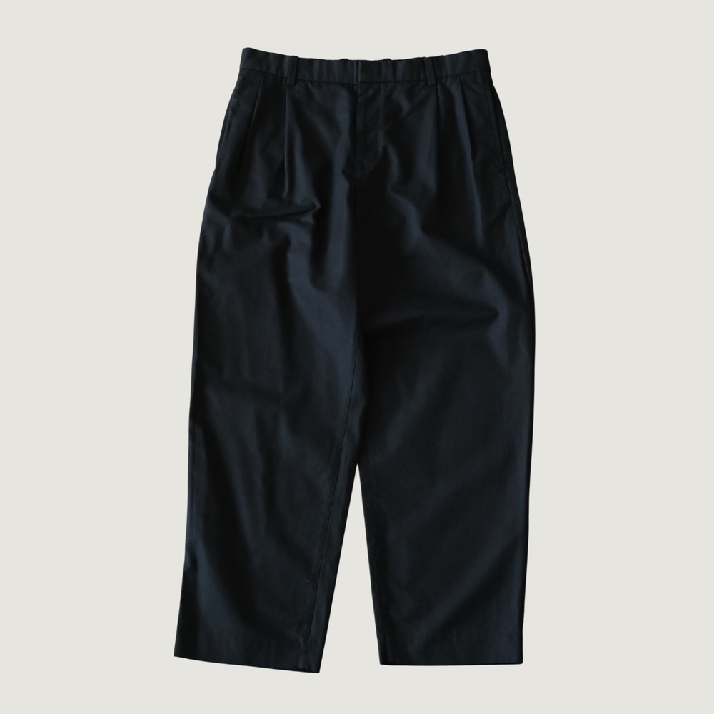 COS Pleated Relaxed-Fit Trousers Black Tailored Sculptural Volume US 34R Pant